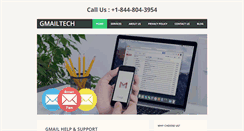 Desktop Screenshot of gmailtechsupports.com